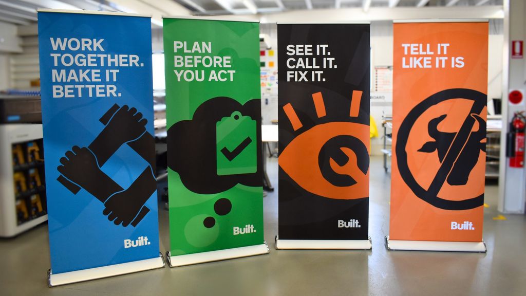 Built Pull up banners